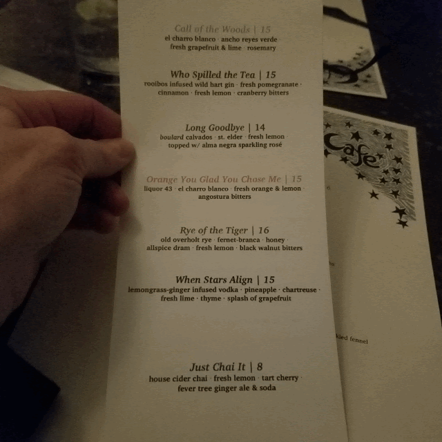 Menu Starry Night Café-3