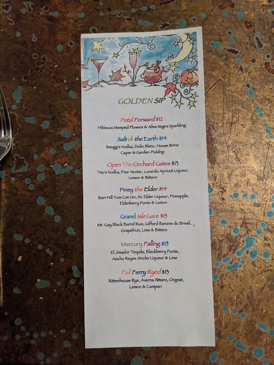 Menu Starry Night Café-4