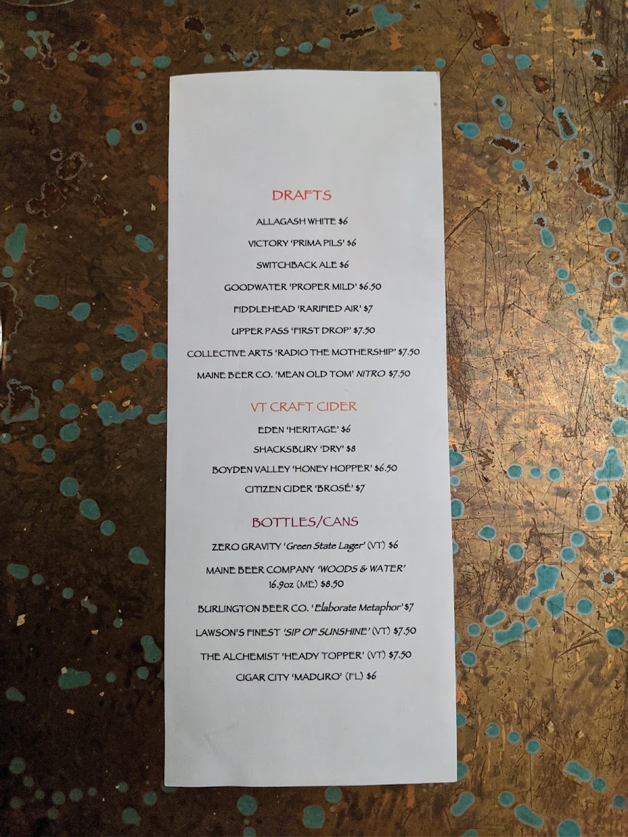 Menu Starry Night Café-5