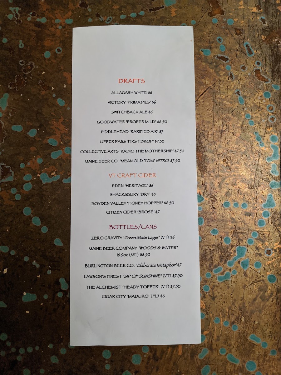 Menu Starry Night Café-6